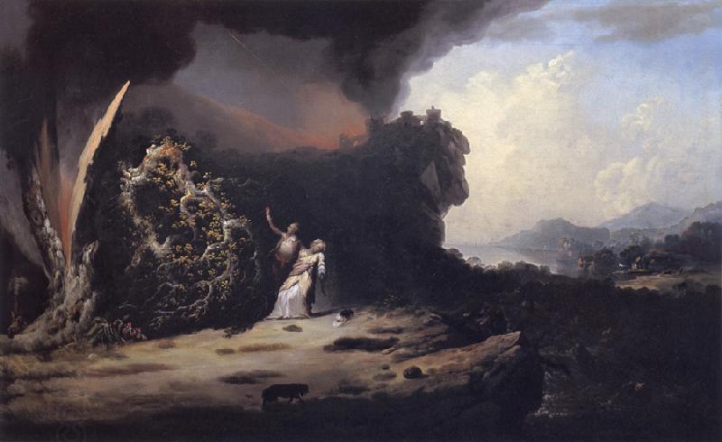William Williams Thunderstorm with the Death of Amelia oil painting picture